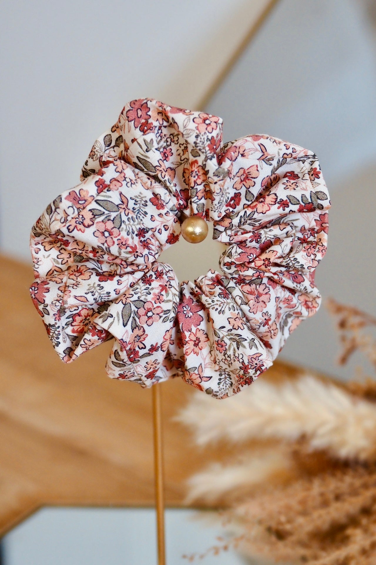 Chouchou cheveux femme fille à fleurs