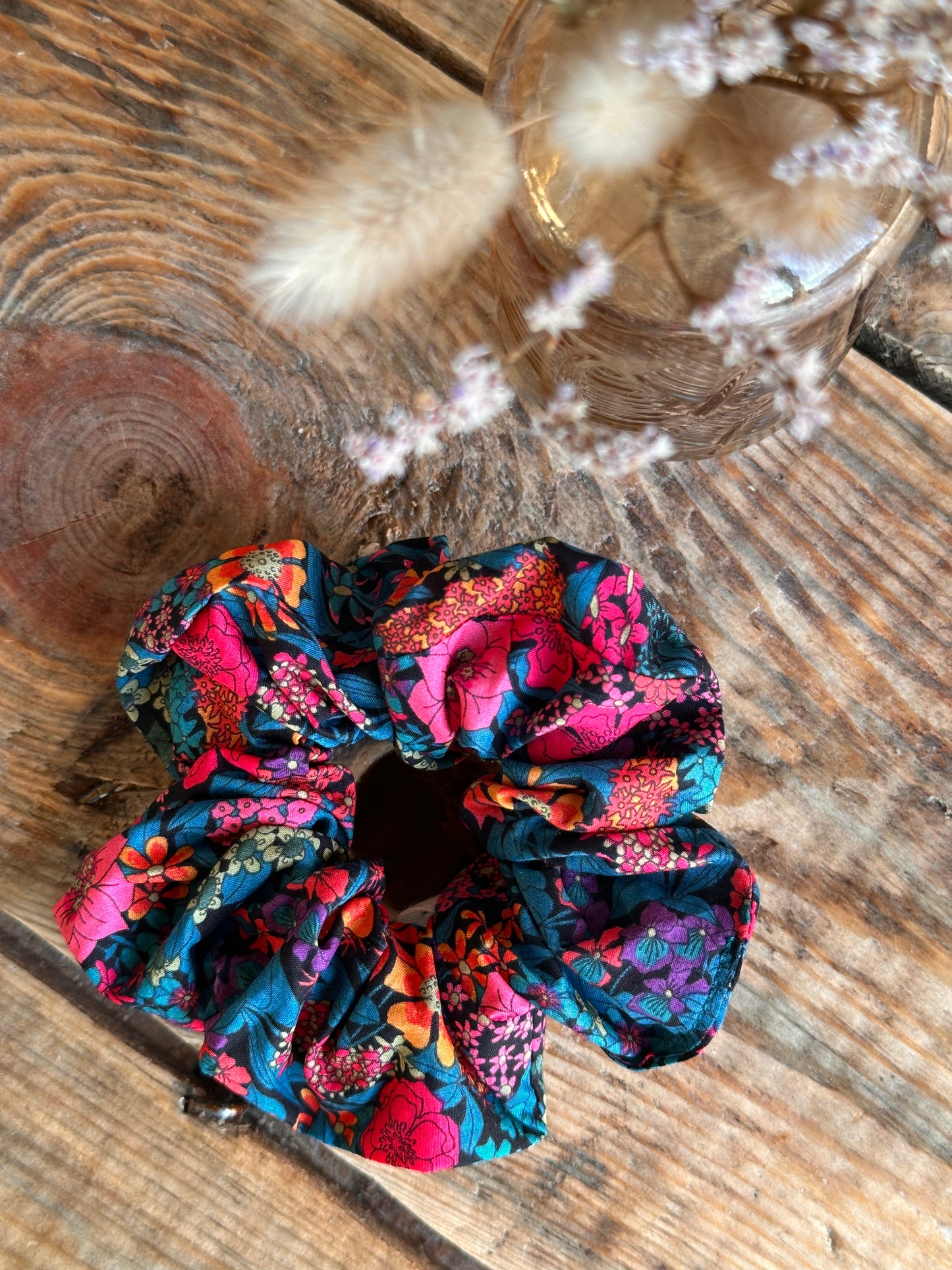 Chouchou scrunchie Liberty coloré