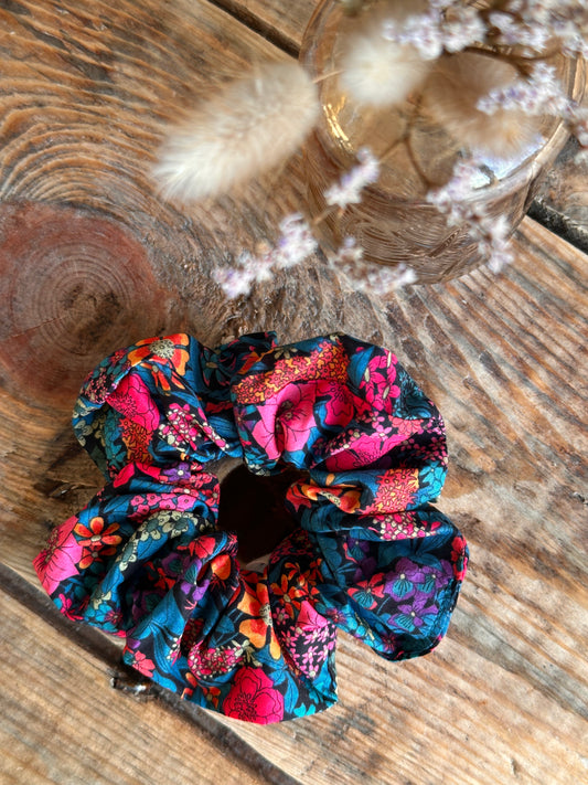 Chouchou scrunchie Liberty coloré