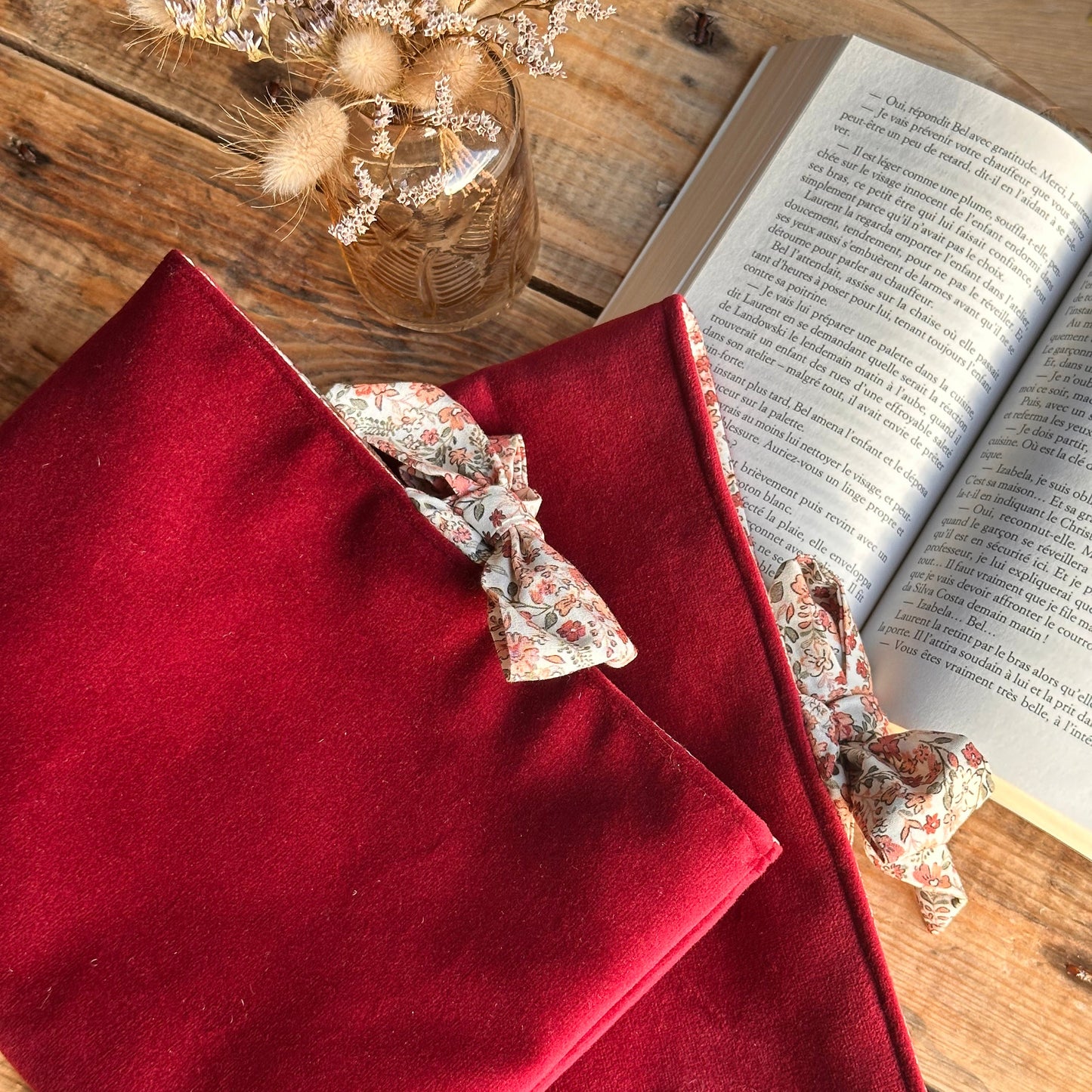 Pochette Livre/Tablette Velours
