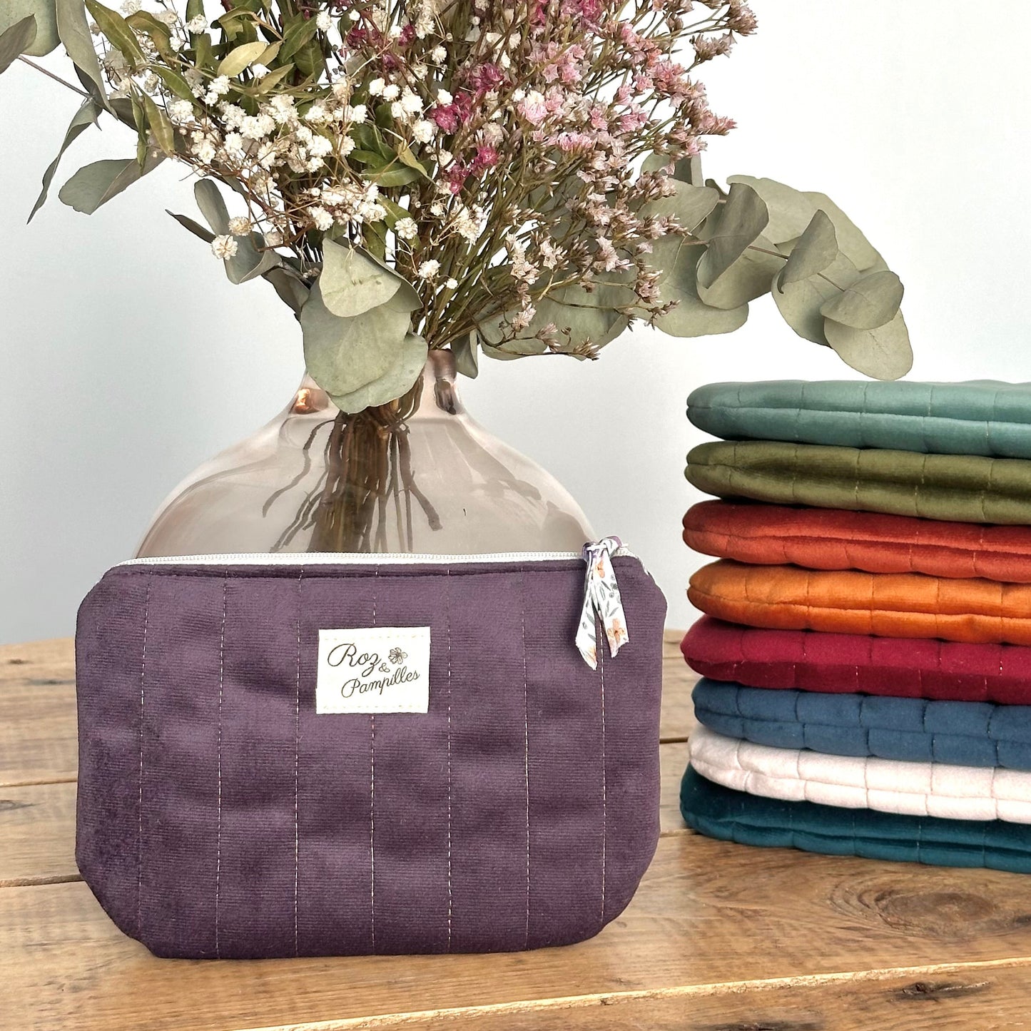 Pochette plate Velours Petit Format