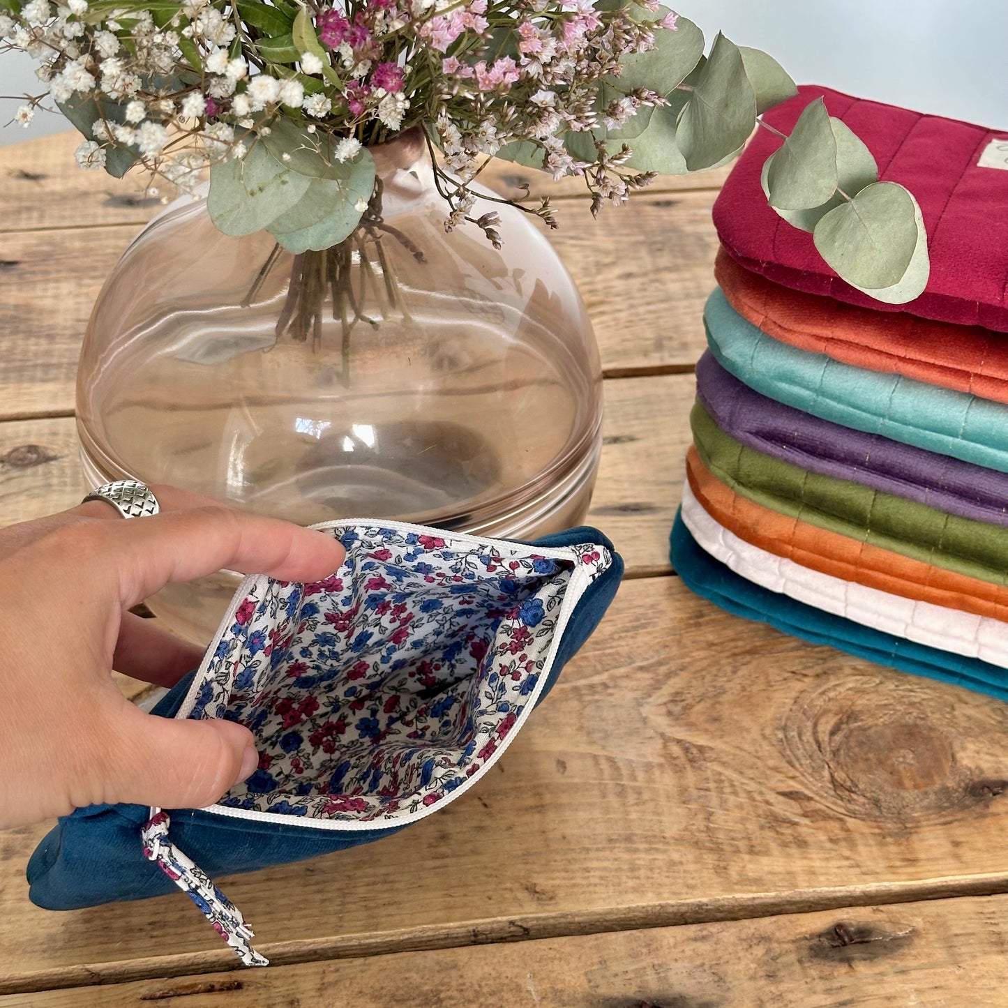 Pochette plate Velours Petit Format