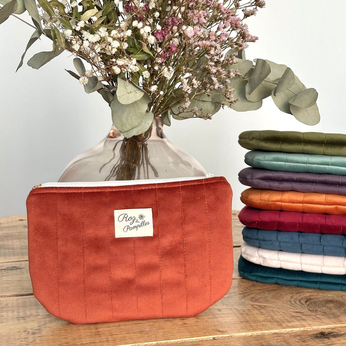 Pochette plate Velours Petit Format