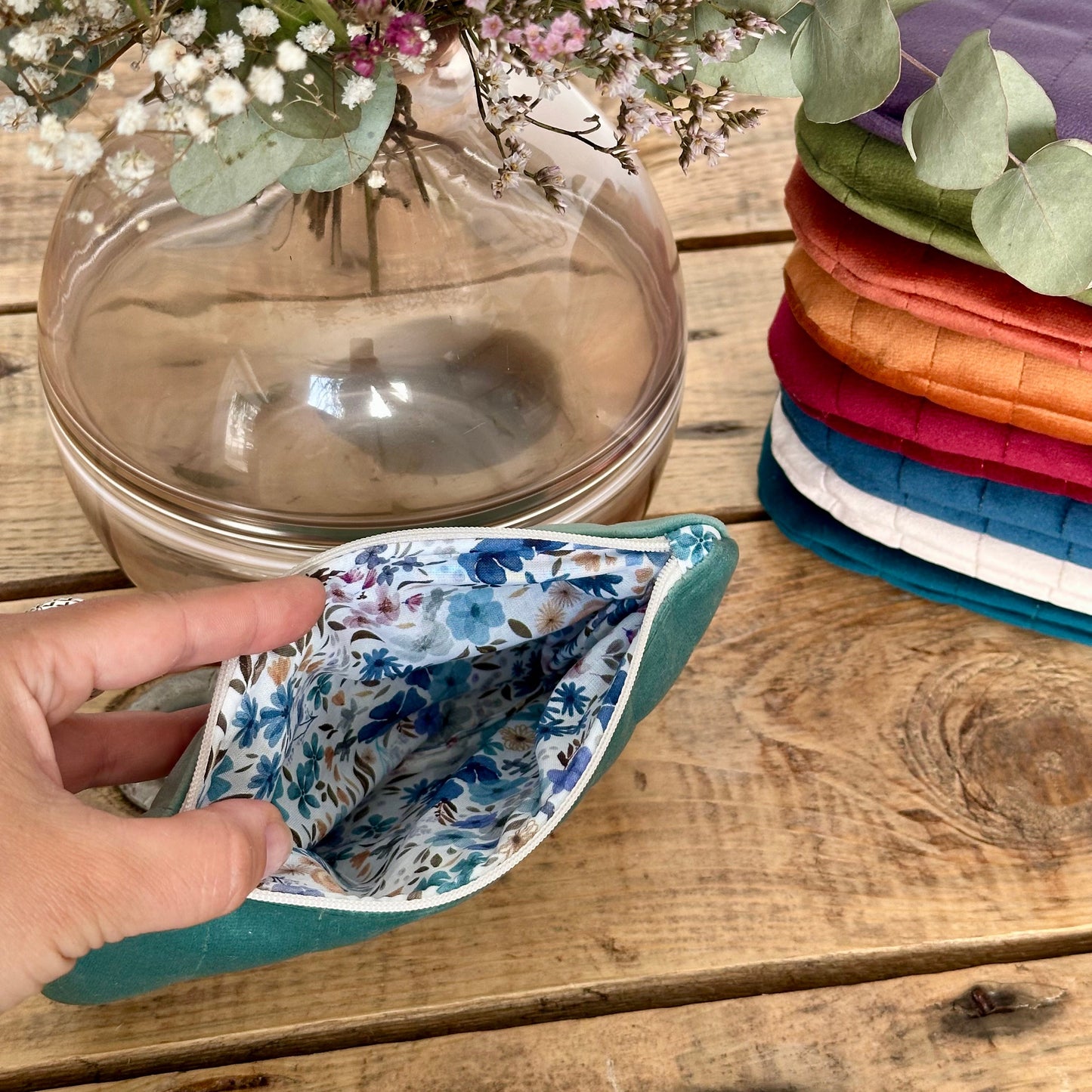 Pochette plate Velours Petit Format