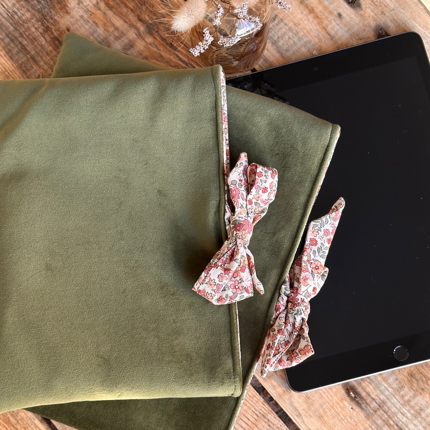 Pochette Livre/Tablette Velours