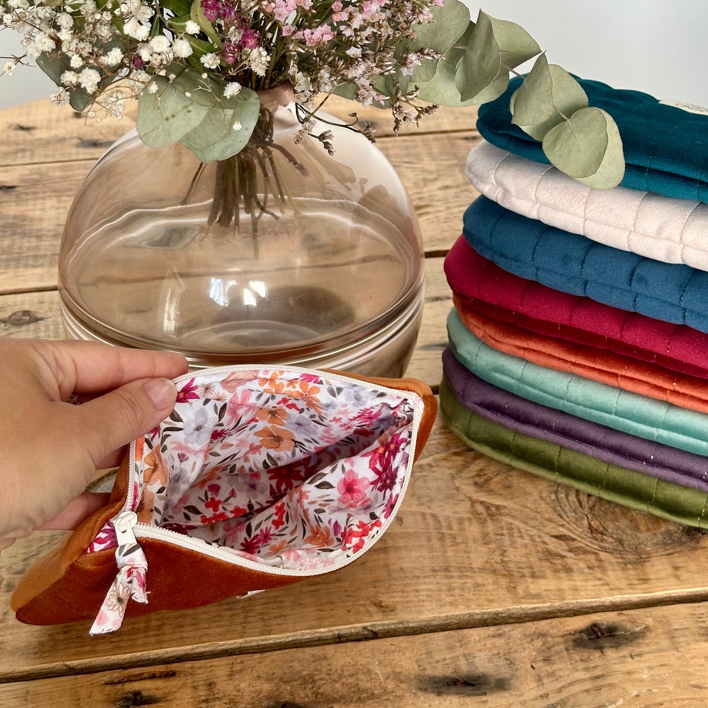 Pochette plate Velours Petit Format
