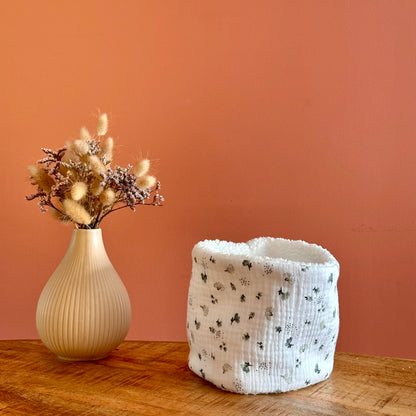 Snood réversible blanc Calypso