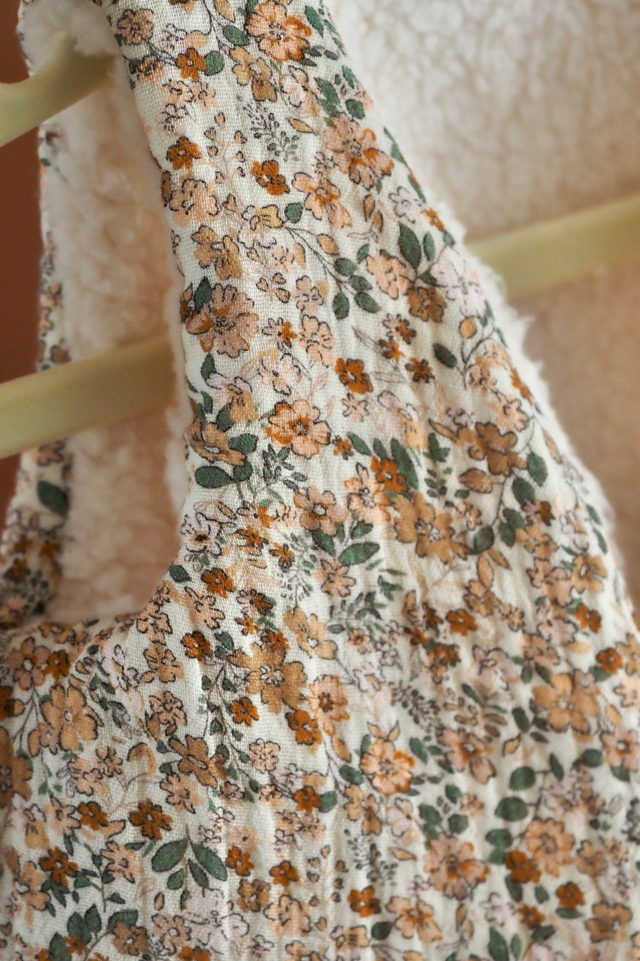 Gilet de berger réversible écru SOLEA