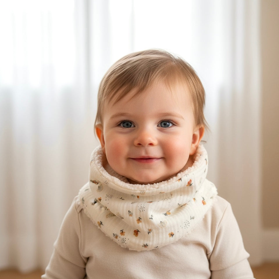 Snood réversible écru Capucine