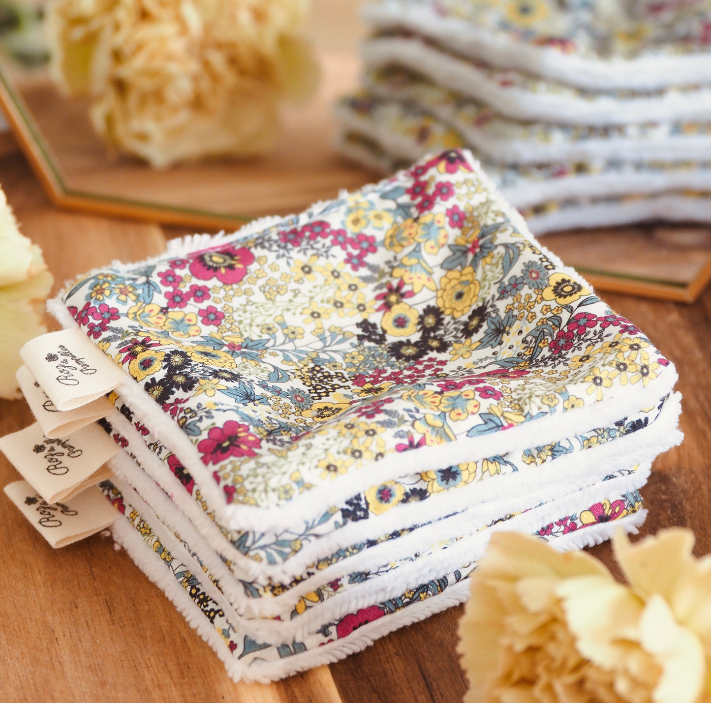 Carrés de coton JADE