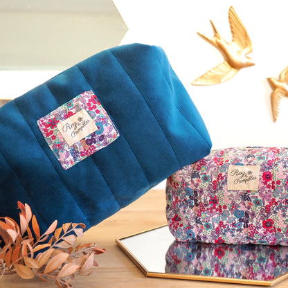 Trousse à maquillage fleurie IRIS