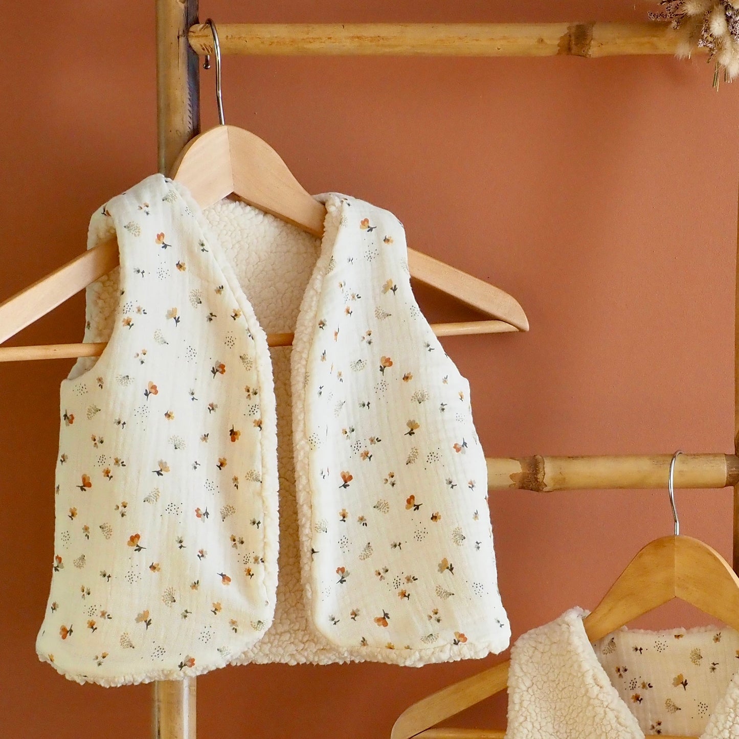 Gilet de berger réversible enfant