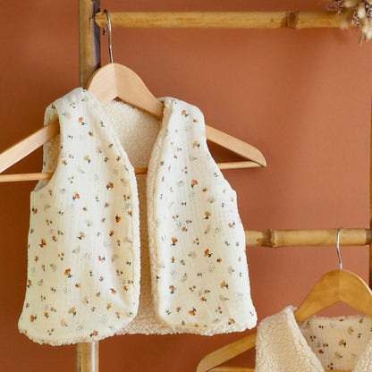 Gilet de berger réversible enfant