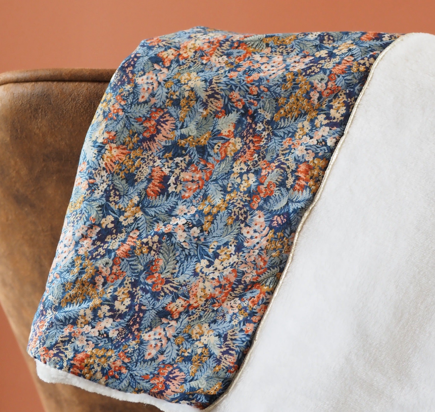 Couverture bleu Liberty® NÉRÉÏDES